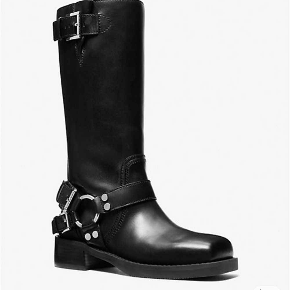 Black Leather Women's MICHAEL KORS Boots